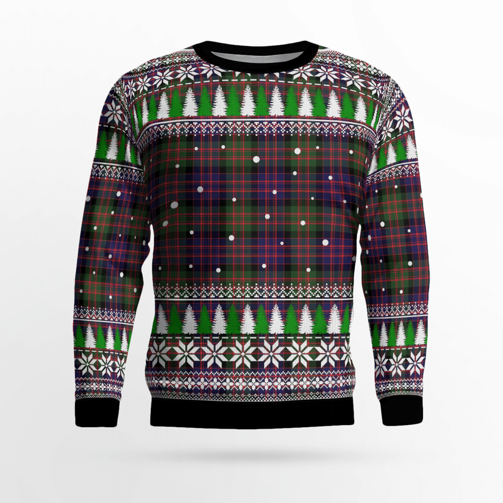 Clan MacDonald Modern Tartan Christmas Ugly Sweater CG98 MacDonald Modern Tartan Tartan Ugly Sweater