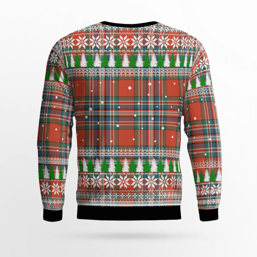 Clan MacFarlane Ancient Tartan Christmas Ugly Sweater HV19 MacFarlane Ancient Tartan Tartan Ugly Sweater