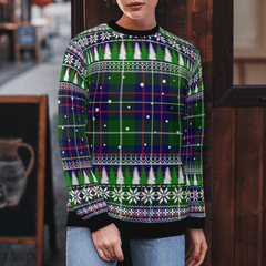 Clan Inglis Modern Tartan Christmas Ugly Sweater IC98 Inglis Modern Tartan Tartan Ugly Sweater