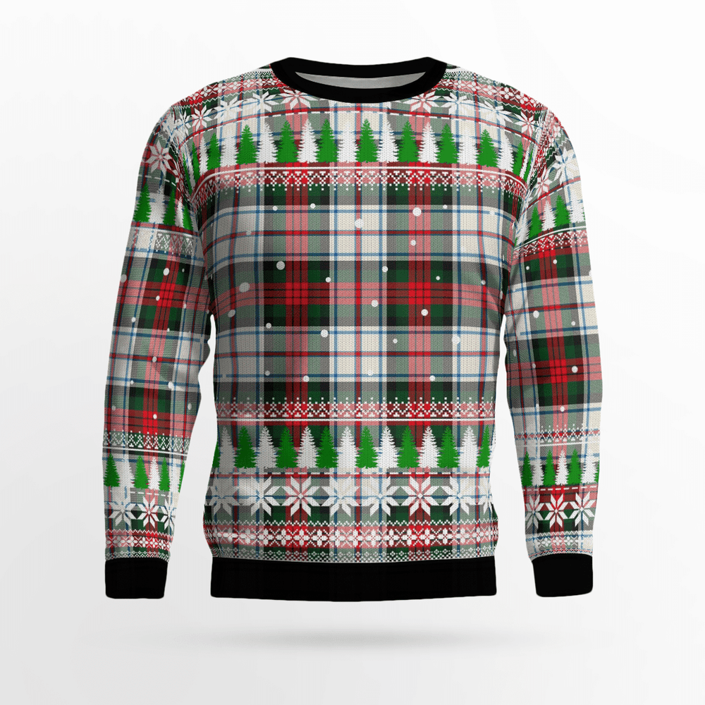 Clan MacDuff Dress Modern Tartan Christmas Ugly Sweater RL84 MacDuff Dress Modern Tartan Tartan Ugly Sweater