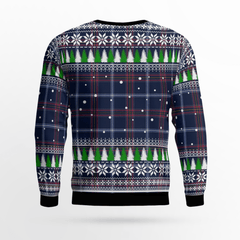 Clan Jewish Tartan Tartan Christmas Ugly Sweater AW24 Jewish Tartan Tartan Tartan Ugly Sweater
