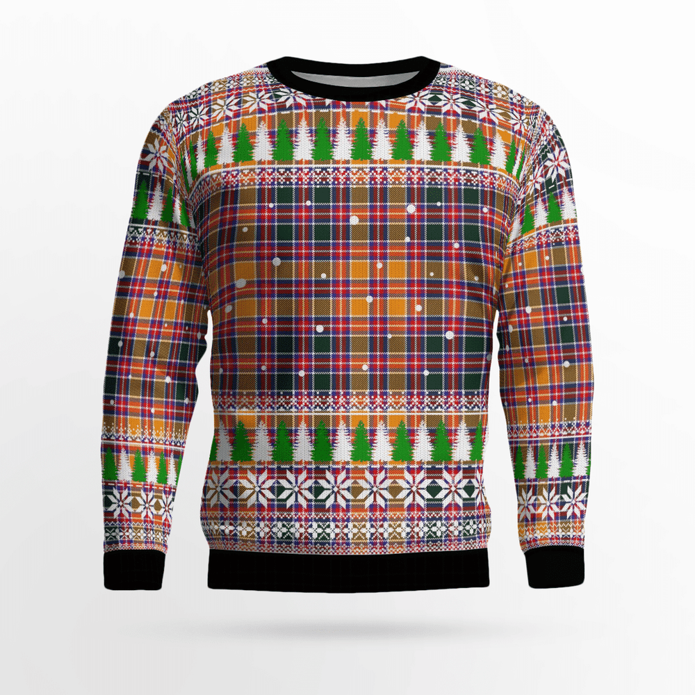 Clan Jacobite Tartan Christmas Ugly Sweater SX95 Jacobite Tartan Tartan Ugly Sweater