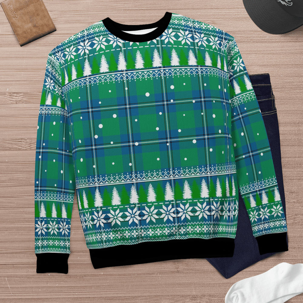 Clan Irvine Ancient Tartan Christmas Ugly Sweater OO57 Irvine Ancient Tartan Tartan Ugly Sweater