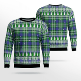 Clan Learmonth Tartan Christmas Ugly Sweater II60 Learmonth Tartan Tartan Ugly Sweater