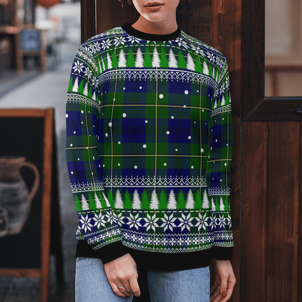 Clan Johnston Modern Tartan Christmas Ugly Sweater IP92 Johnston Modern Tartan Tartan Ugly Sweater