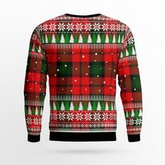Clan Kerr Modern Tartan Christmas Ugly Sweater DK44 Kerr Modern Tartan Tartan Ugly Sweater