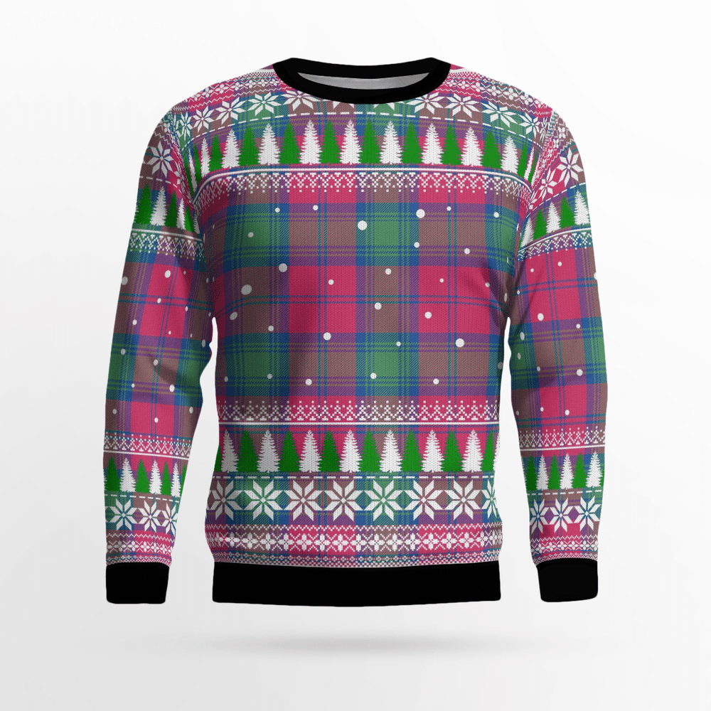 Clan Lindsay Ancient Tartan Christmas Ugly Sweater MX39 Lindsay Ancient Tartan Tartan Ugly Sweater
