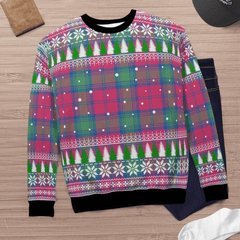 Clan Lindsay Ancient Tartan Christmas Ugly Sweater MX39 Lindsay Ancient Tartan Tartan Ugly Sweater