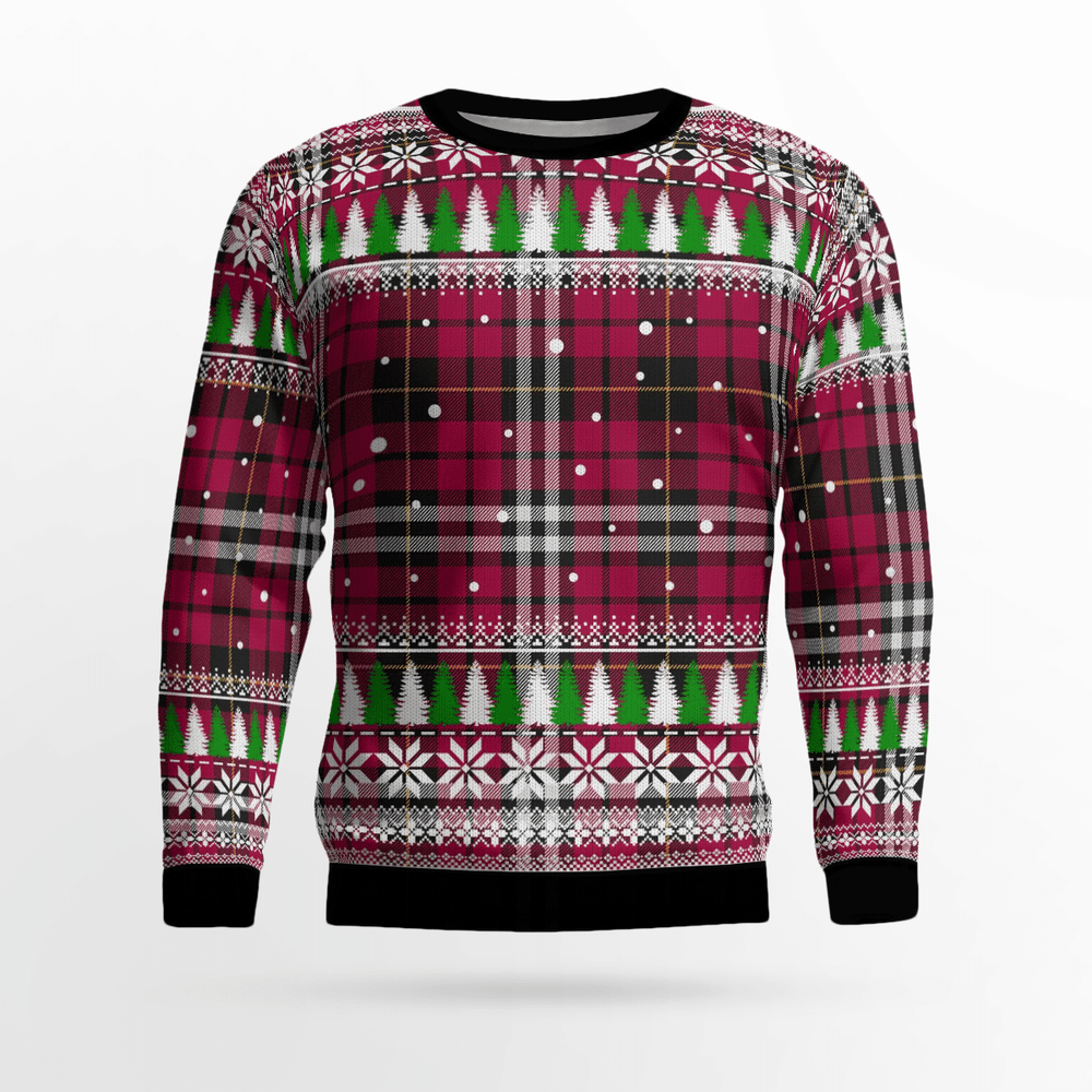 Clan Little Tartan Christmas Ugly Sweater BP50 Little Tartan Tartan Ugly Sweater