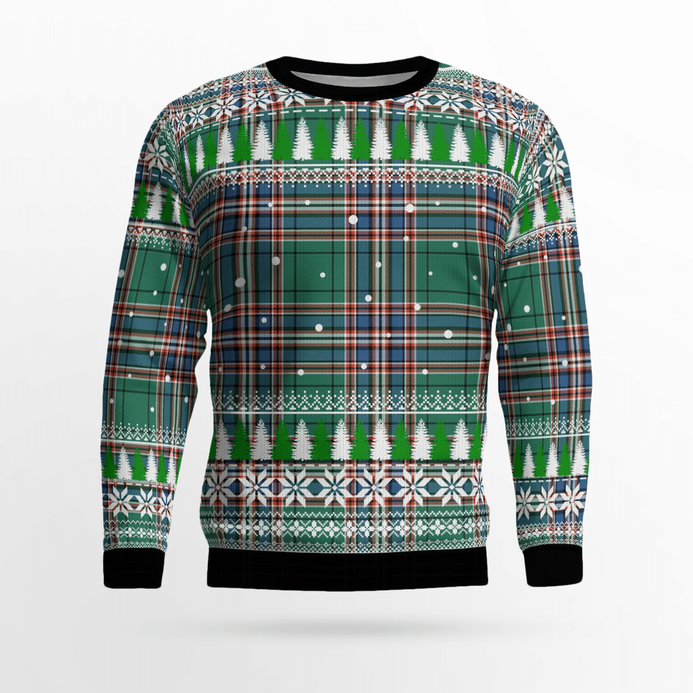 Clan MacFarlane Hunting Ancient Tartan Christmas Ugly Sweater AG64 MacFarlane Hunting Ancient Tartan Tartan Ugly Sweater