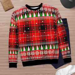 Clan MacIver Modern Tartan Christmas Ugly Sweater TB57 MacIver Modern Tartan Tartan Ugly Sweater