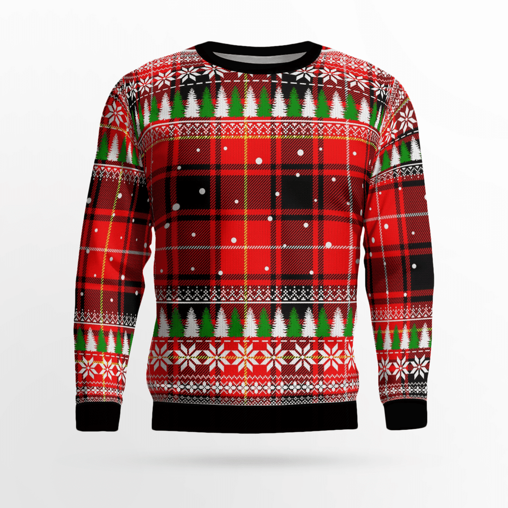 Clan MacIver Modern Tartan Christmas Ugly Sweater TB57 MacIver Modern Tartan Tartan Ugly Sweater