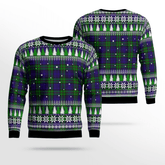 Clan MacKinlay Modern Tartan Christmas Ugly Sweater SN11 MacKinlay Modern Tartan Tartan Ugly Sweater