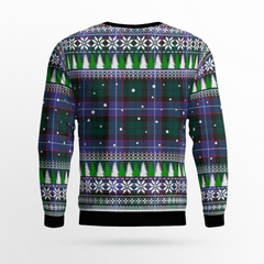 Clan Hunter Modern Tartan Christmas Ugly Sweater IG11 Hunter Modern Tartan Tartan Ugly Sweater