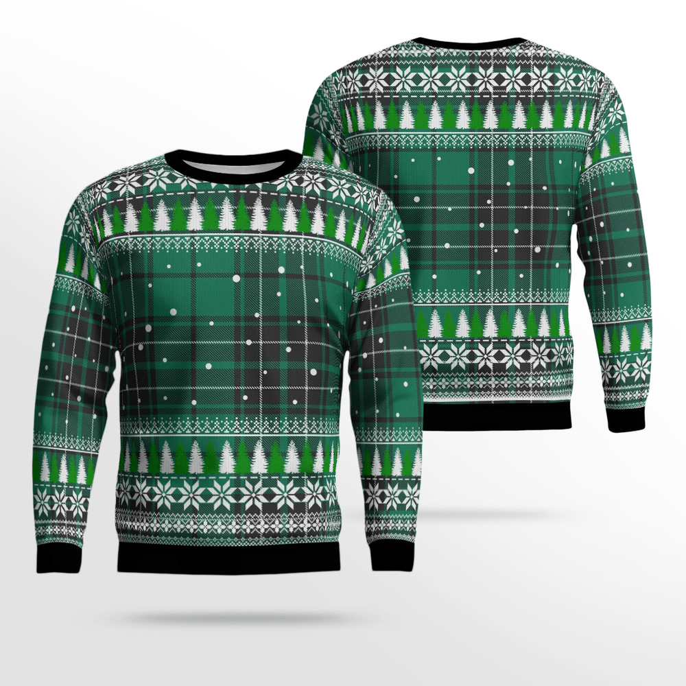 Clan MacLean Hunting Ancient Tartan Christmas Ugly Sweater BG79 MacLean Hunting Ancient Tartan Tartan Ugly Sweater