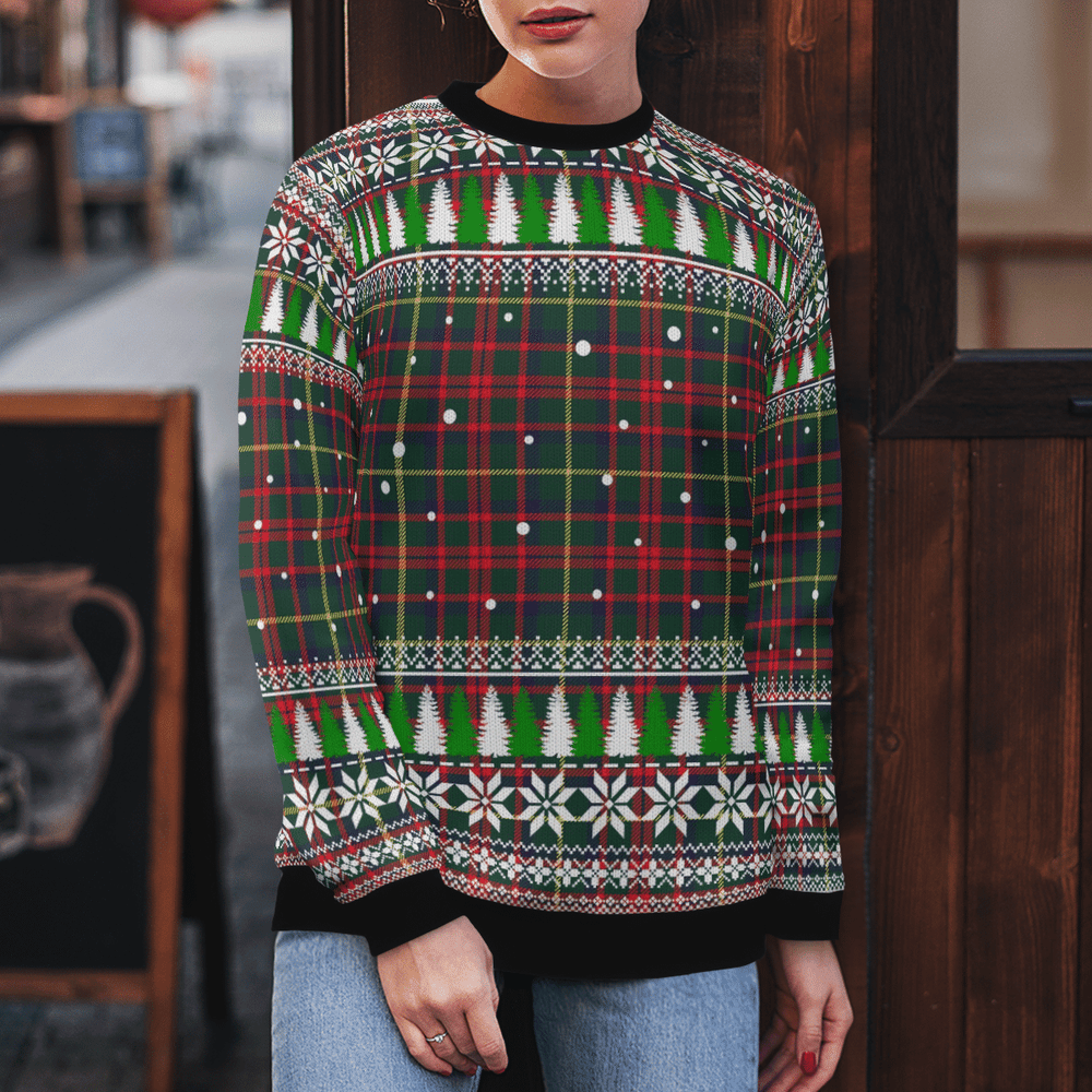 Clan MacKintosh Hunting Modern Tartan Christmas Ugly Sweater DM78 MacKintosh Hunting Modern Tartan Tartan Ugly Sweater