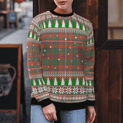 Clan MacKinnon Ancient Tartan Christmas Ugly Sweater KM30 MacKinnon Ancient Tartan Tartan Ugly Sweater