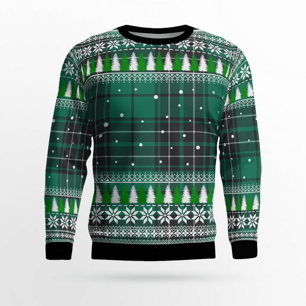 Clan MacLean Hunting Ancient Tartan Christmas Ugly Sweater BG79 MacLean Hunting Ancient Tartan Tartan Ugly Sweater