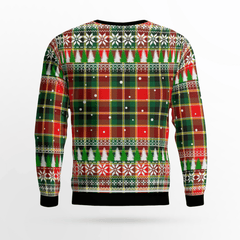 Clan MacLachlan Hunting Modern Tartan Christmas Ugly Sweater CS37 MacLachlan Hunting Modern Tartan Tartan Ugly Sweater