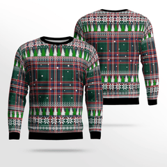Clan MacFarlane Hunting Modern Tartan Christmas Ugly Sweater YZ60 MacFarlane Hunting Modern Tartan Tartan Ugly Sweater