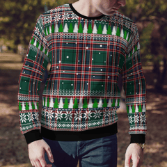 Clan MacFarlane Hunting Modern Tartan Christmas Ugly Sweater YZ60 MacFarlane Hunting Modern Tartan Tartan Ugly Sweater