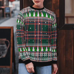 Clan MacFarlane Hunting Modern Tartan Christmas Ugly Sweater YZ60 MacFarlane Hunting Modern Tartan Tartan Ugly Sweater