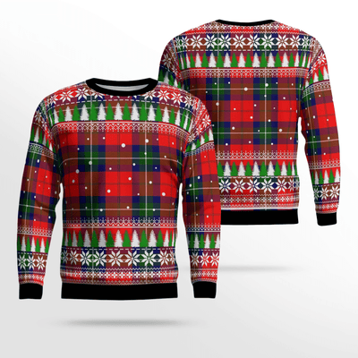Clan Ruthven Modern Tartan Christmas Ugly Sweater CR13