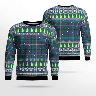 Clan Sandilands (Douglas) Tartan Christmas Ugly Sweater XE86