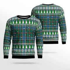 Clan Ogilvie Hunting Ancient Tartan Christmas Ugly Sweater YL73 Ogilvie Hunting Ancient Tartan Tartan Ugly Sweater