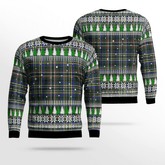 Clan Scott Green Modern Tartan Christmas Ugly Sweater SX88 Scott Green Modern Tartan Tartan Ugly Sweater