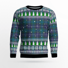 Clan Sandilands (Douglas) Tartan Christmas Ugly Sweater XE86 Sandilands (Douglas) Tartan Tartan Ugly Sweater