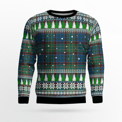 Clan Nicolson Hunting Ancient Tartan Christmas Ugly Sweater HK36 Nicolson Hunting Ancient Tartan Tartan Ugly Sweater