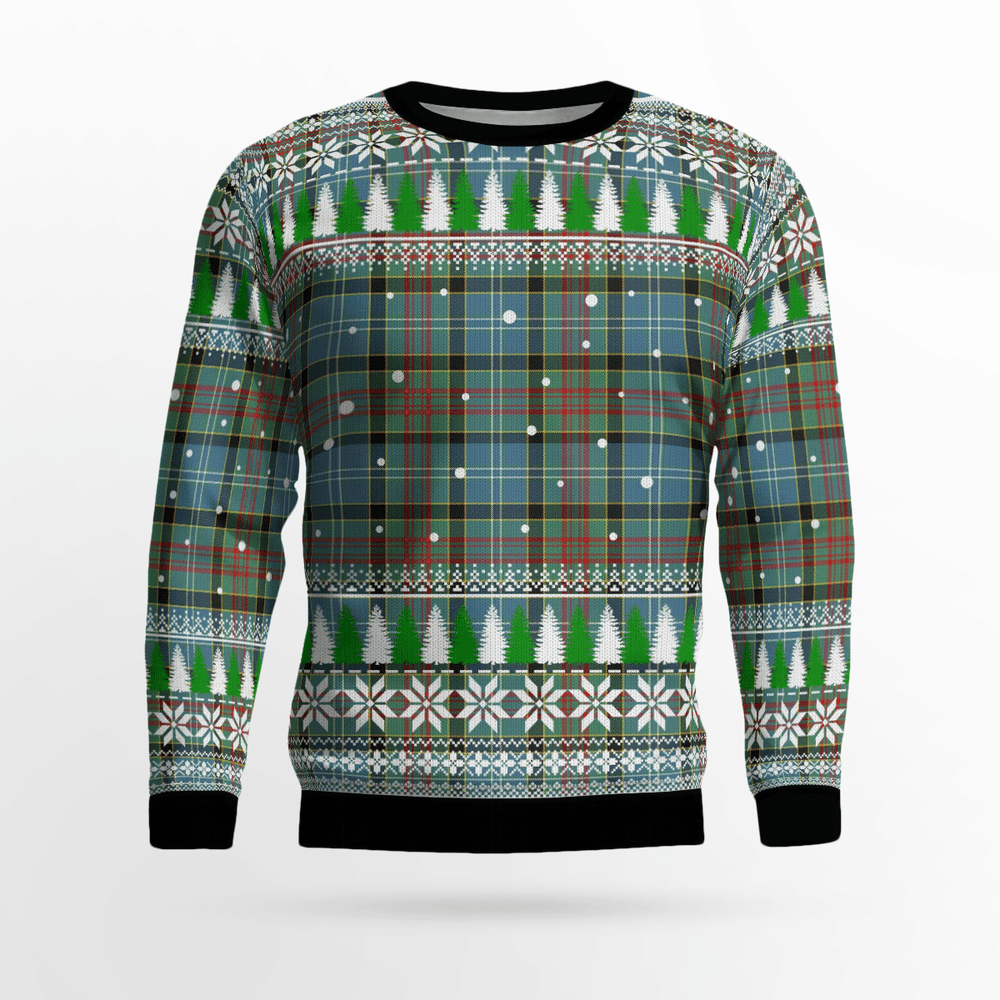 Clan Paisley District Tartan Christmas Ugly Sweater ET82 Paisley District Tartan Tartan Ugly Sweater