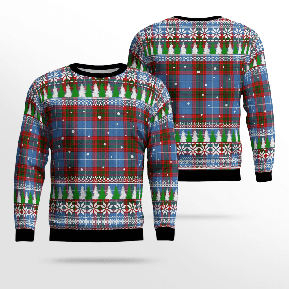 Clan Preston (Edinburgh) Tartan Christmas Ugly Sweater KS72 Preston (Edinburgh) Tartan Tartan Ugly Sweater