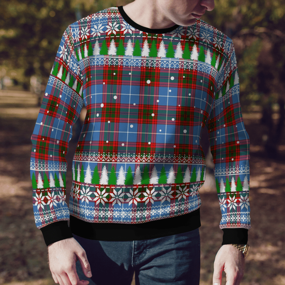 Clan Pentland (Edinburgh) Tartan Christmas Ugly Sweater PX56 Pentland (Edinburgh) Tartan Tartan Ugly Sweater