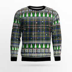 Clan Scott Green Modern Tartan Christmas Ugly Sweater SX88 Scott Green Modern Tartan Tartan Ugly Sweater