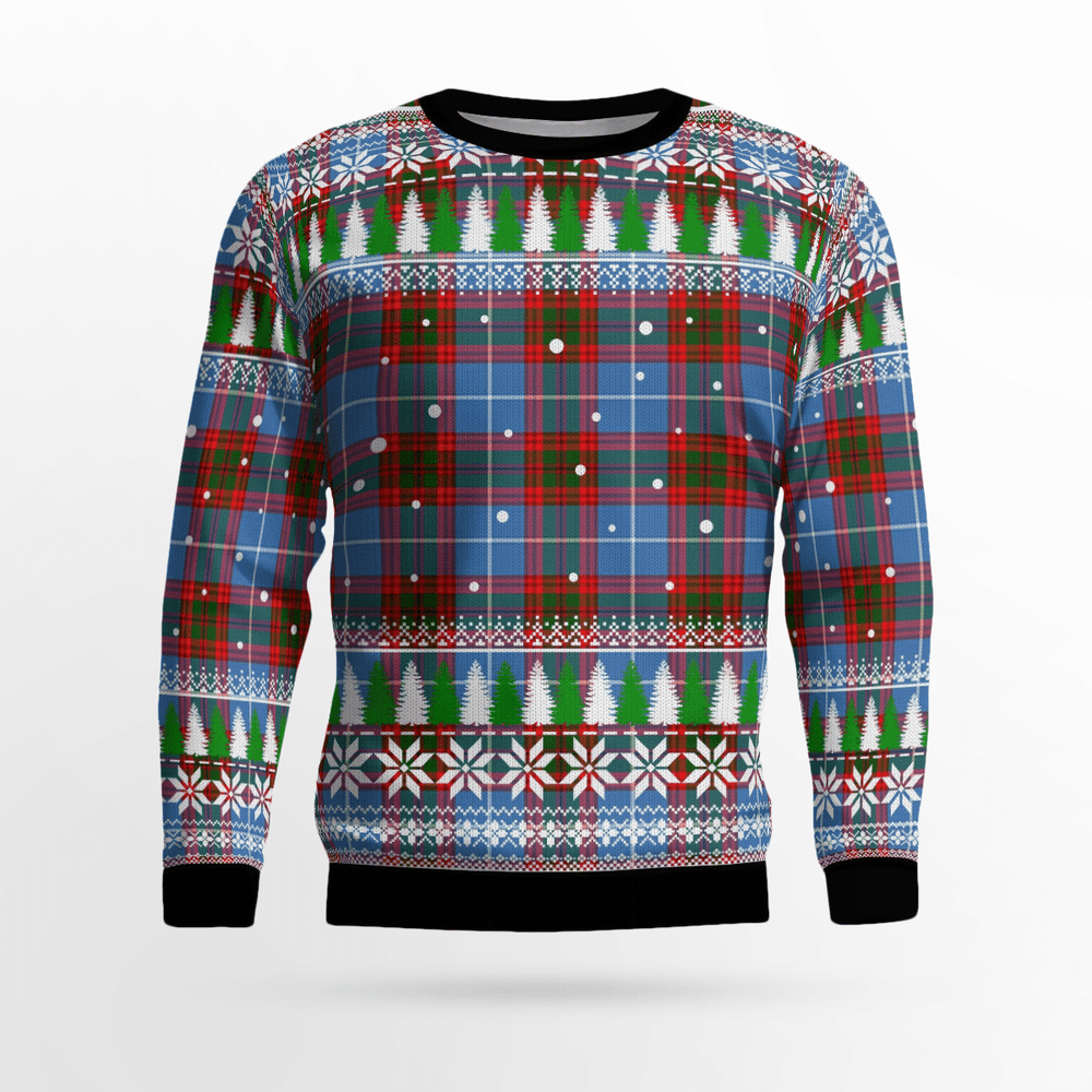 Clan Preston (Edinburgh) Tartan Christmas Ugly Sweater KS72 Preston (Edinburgh) Tartan Tartan Ugly Sweater