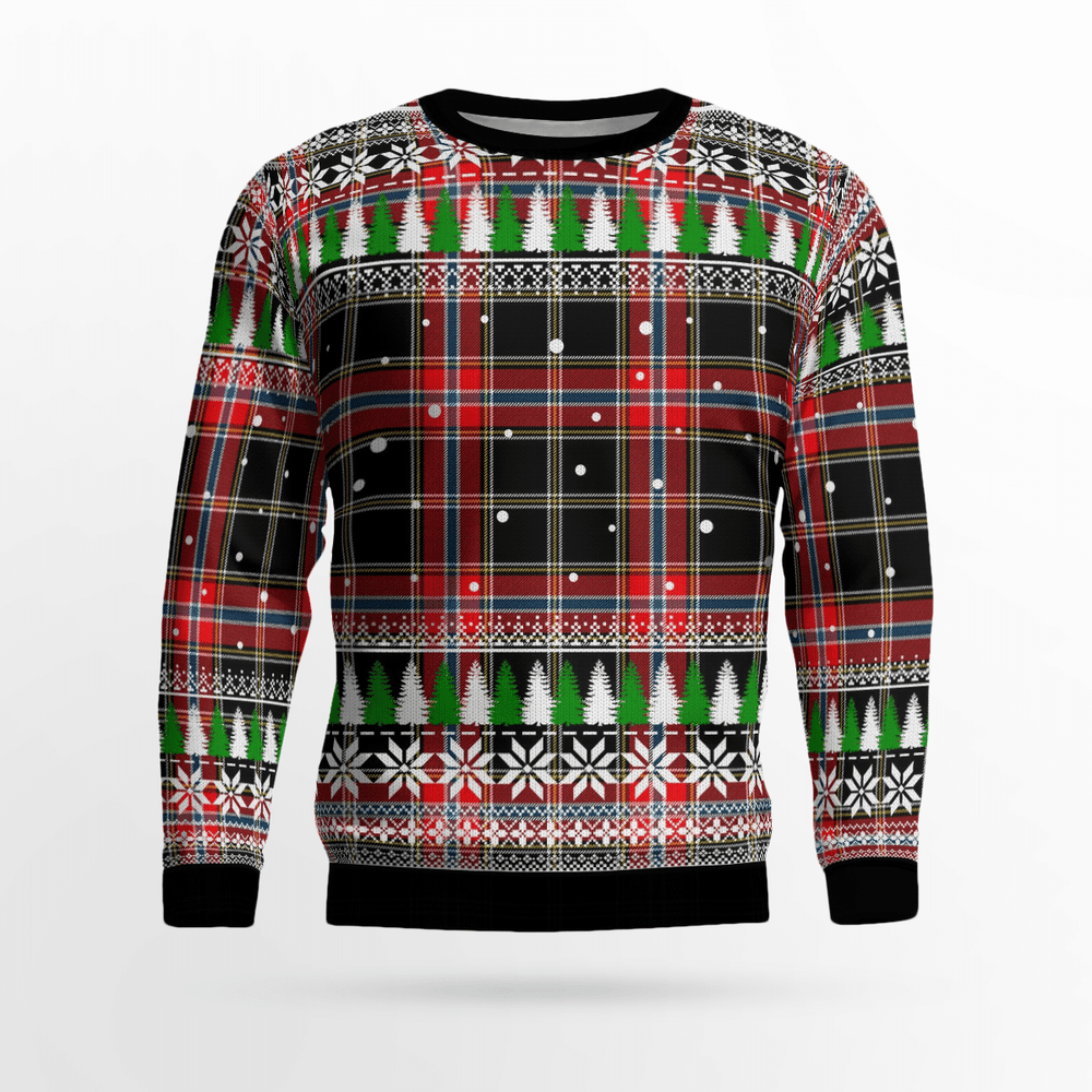 Clan Norwegian Night Tartan Christmas Ugly Sweater KI98 Norwegian Night Tartan Tartan Ugly Sweater