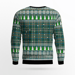 Clan Scott Green Ancient Tartan Christmas Ugly Sweater VK68 Scott Green Ancient Tartan Tartan Ugly Sweater