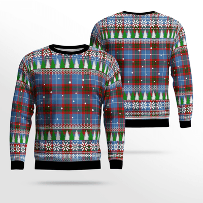 Clan Skirving (Edinburgh) Tartan Christmas Ugly Sweater JT32