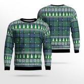 Clan Sinclair Hunting Ancient Tartan Christmas Ugly Sweater IQ96 Sinclair Hunting Ancient Tartan Tartan Ugly Sweater