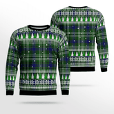 Clan Purves (Tweedside) Tartan Christmas Ugly Sweater GR41 Purves (Tweedside) Tartan Tartan Ugly Sweater