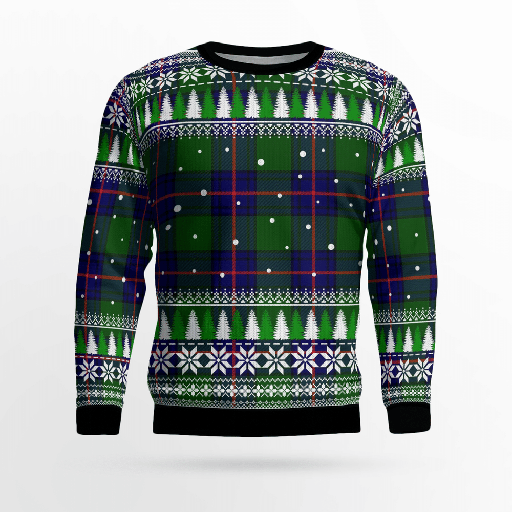 Clan Shaw Modern Tartan Christmas Ugly Sweater PZ67 Shaw Modern Tartan Tartan Ugly Sweater