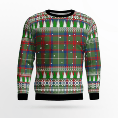 Clan Shaw Green Modern Tartan Christmas Ugly Sweater YS25 Shaw Green Modern Tartan Tartan Ugly Sweater