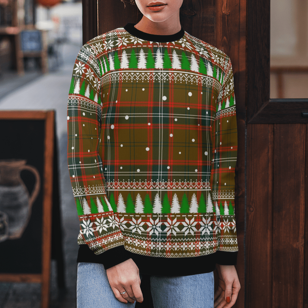 Clan Seton Hunting Modern Tartan Christmas Ugly Sweater VM77 Seton Hunting Modern Tartan Tartan Ugly Sweater