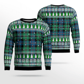 Clan Rose Hunting Ancient Tartan Christmas Ugly Sweater FP88 Rose Hunting Ancient Tartan Tartan Ugly Sweater