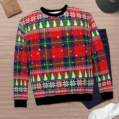 Clan Ruthven Modern Tartan Christmas Ugly Sweater CR13 Ruthven Modern Tartan Tartan Ugly Sweater