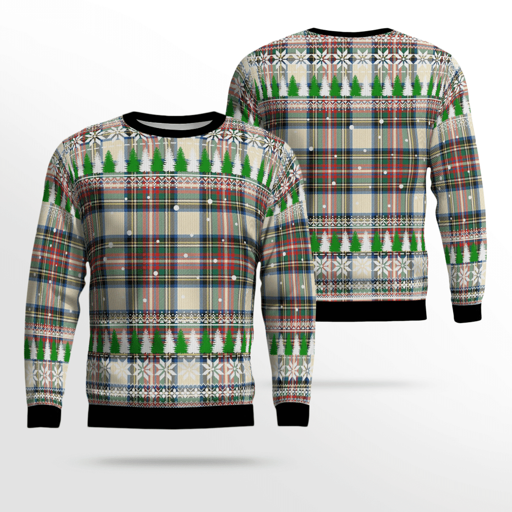 Clan Stewart Dress Ancient Tartan Christmas Ugly Sweater JD90 Stewart Dress Ancient Tartan Tartan Ugly Sweater