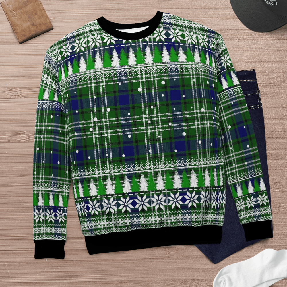 Clan Purves (Tweedside) Tartan Christmas Ugly Sweater GR41 Purves (Tweedside) Tartan Tartan Ugly Sweater