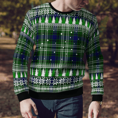 Clan Purves (Tweedside) Tartan Christmas Ugly Sweater GR41 Purves (Tweedside) Tartan Tartan Ugly Sweater